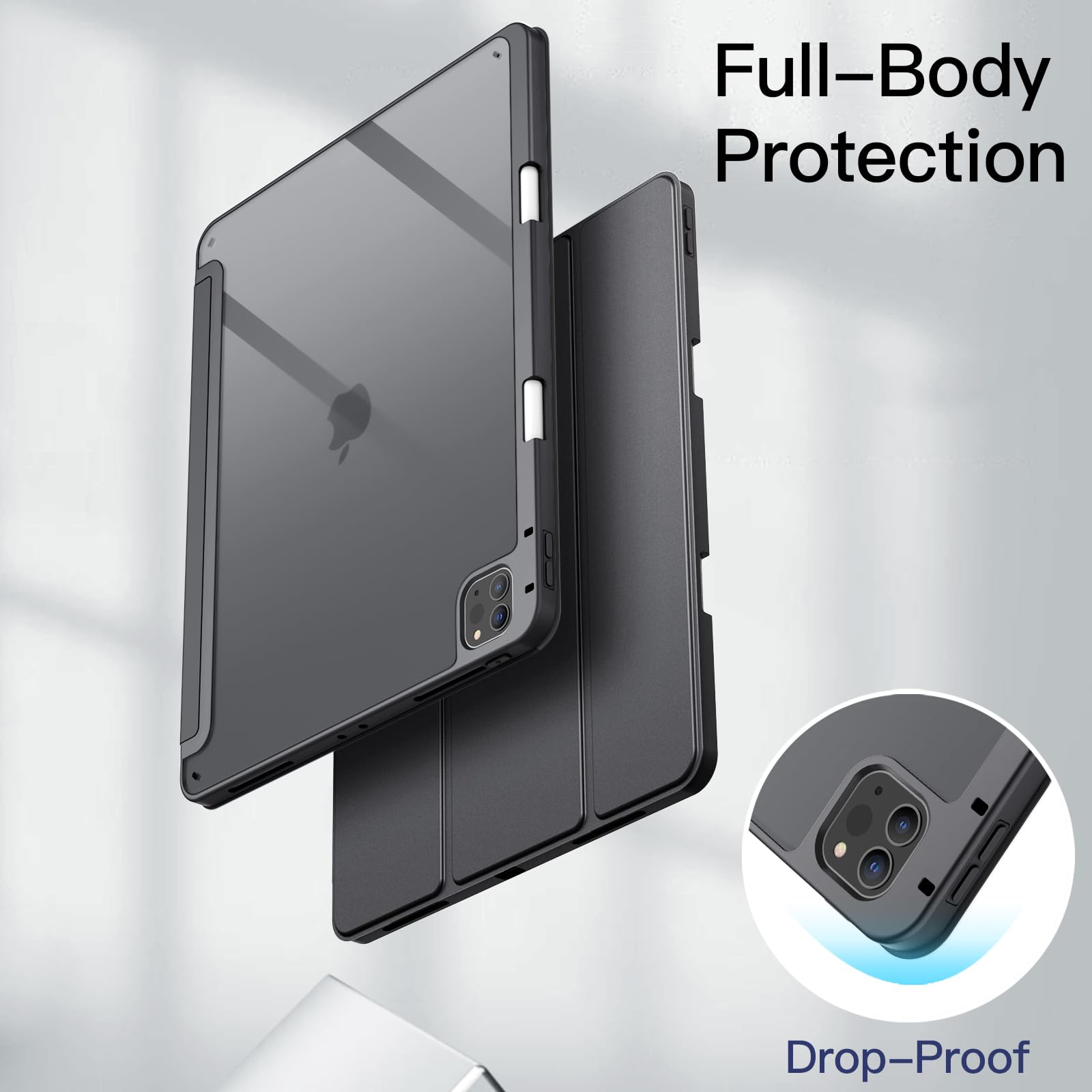 9* JETech iPad Pro 12.9インチ ケース クリア Amazon.com: JETech Case for iPad Pro 12.9-Inch (2022/2021/2020