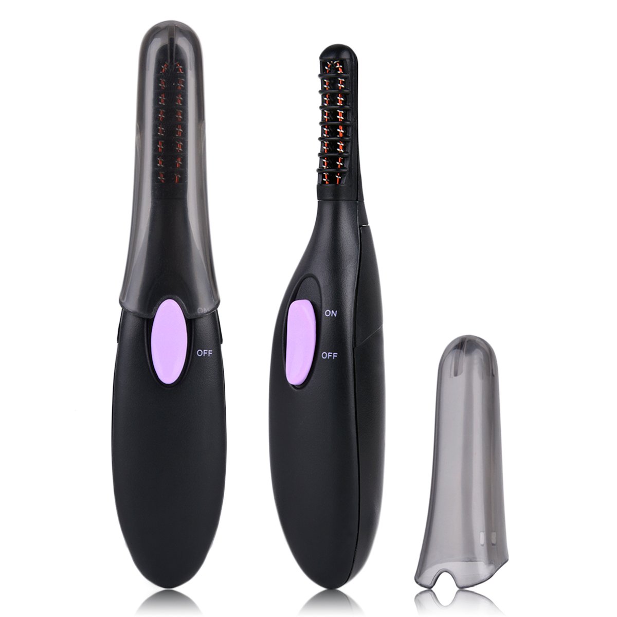 Outgeek Heated Eyelash Curler Lasting Electric Heated Eyelash Brush