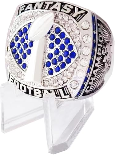 Fantasía Fútbol Campeonato Ring League Trofeo Ganador MVP Heavy FFL Champions Ring