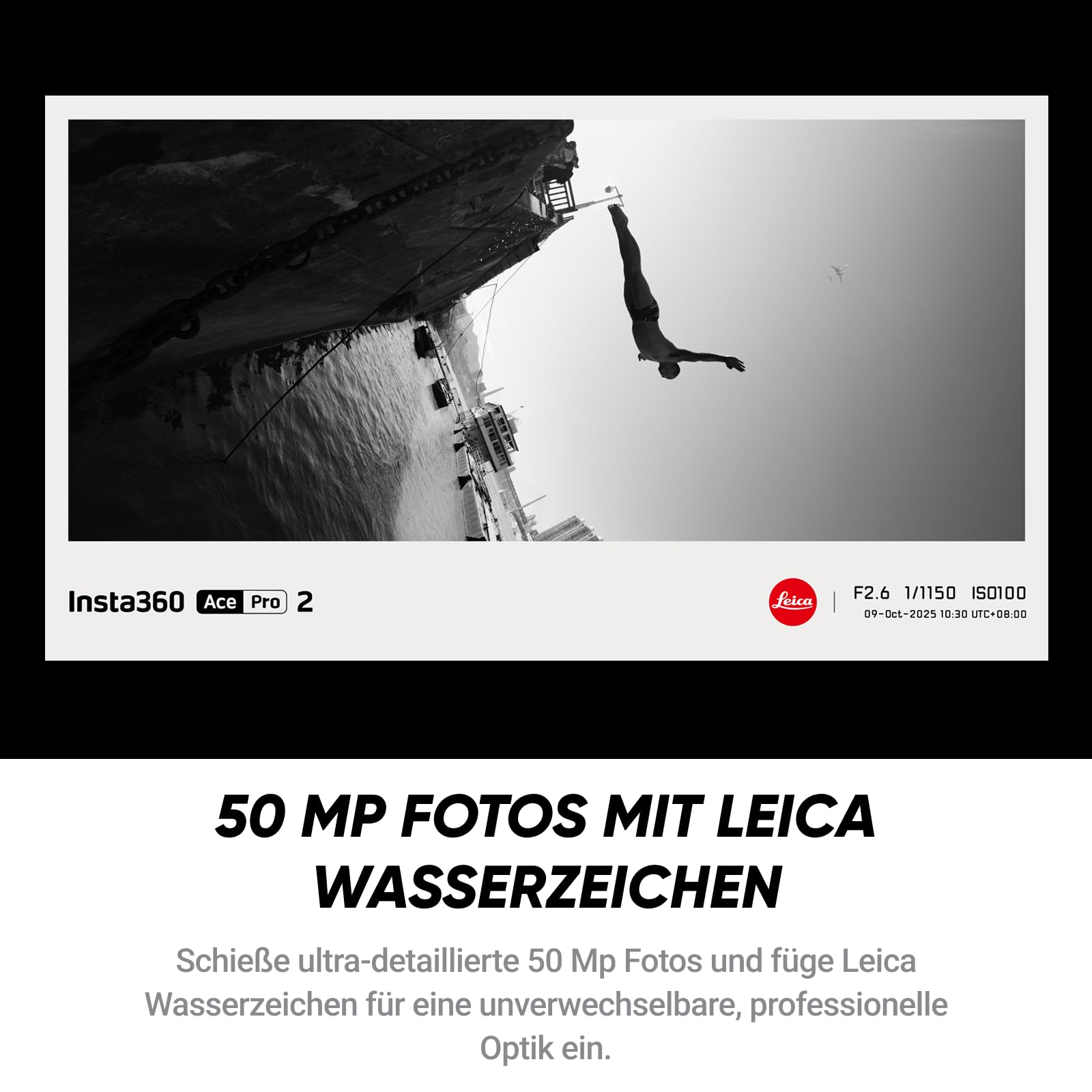 Insta360 Ace Pro 2 Limited Edition 8K Action-Cam wasserdicht Leica 1/1,3"-Sensor Xplorer Pro-Grip-Kit