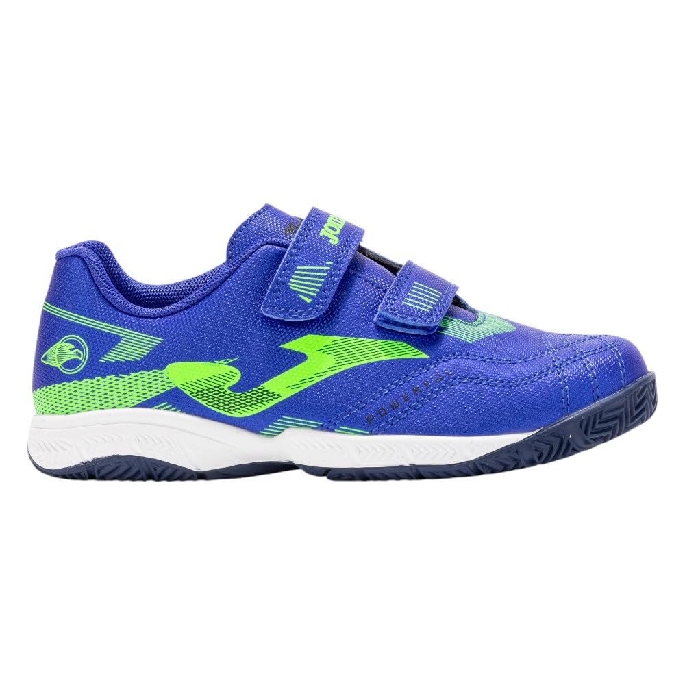 Zapatillas Joma Powerfull JR2504 Azul Royal Verde Lima Indoor Sala POJS2504INV Futbol Sala NIÑO