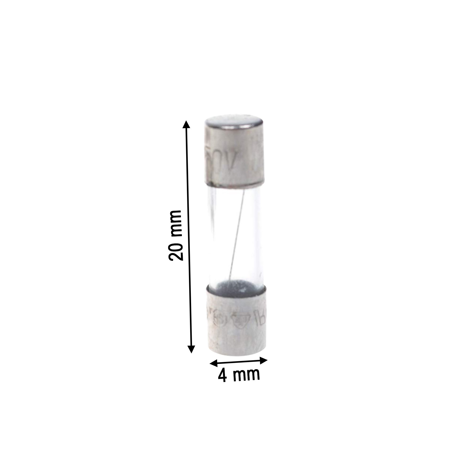 100 Fusibili In Vetro 5x20mm 3.15A 250V – Azione Rapida (Fast Blow) – Con Terminali Assiali - Foto 4