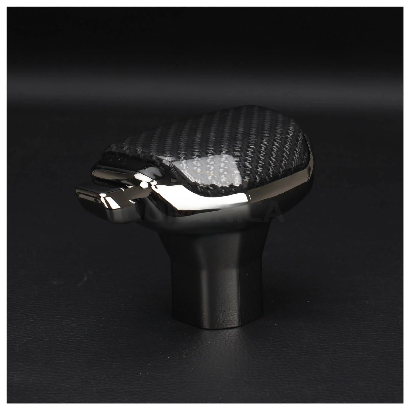 SAUANMNKTP Gearshift Knob for Mazda for CX-5 2015-2022 Modification Gear Shift Knob Shifter Lever Head(Chrome Carbon)