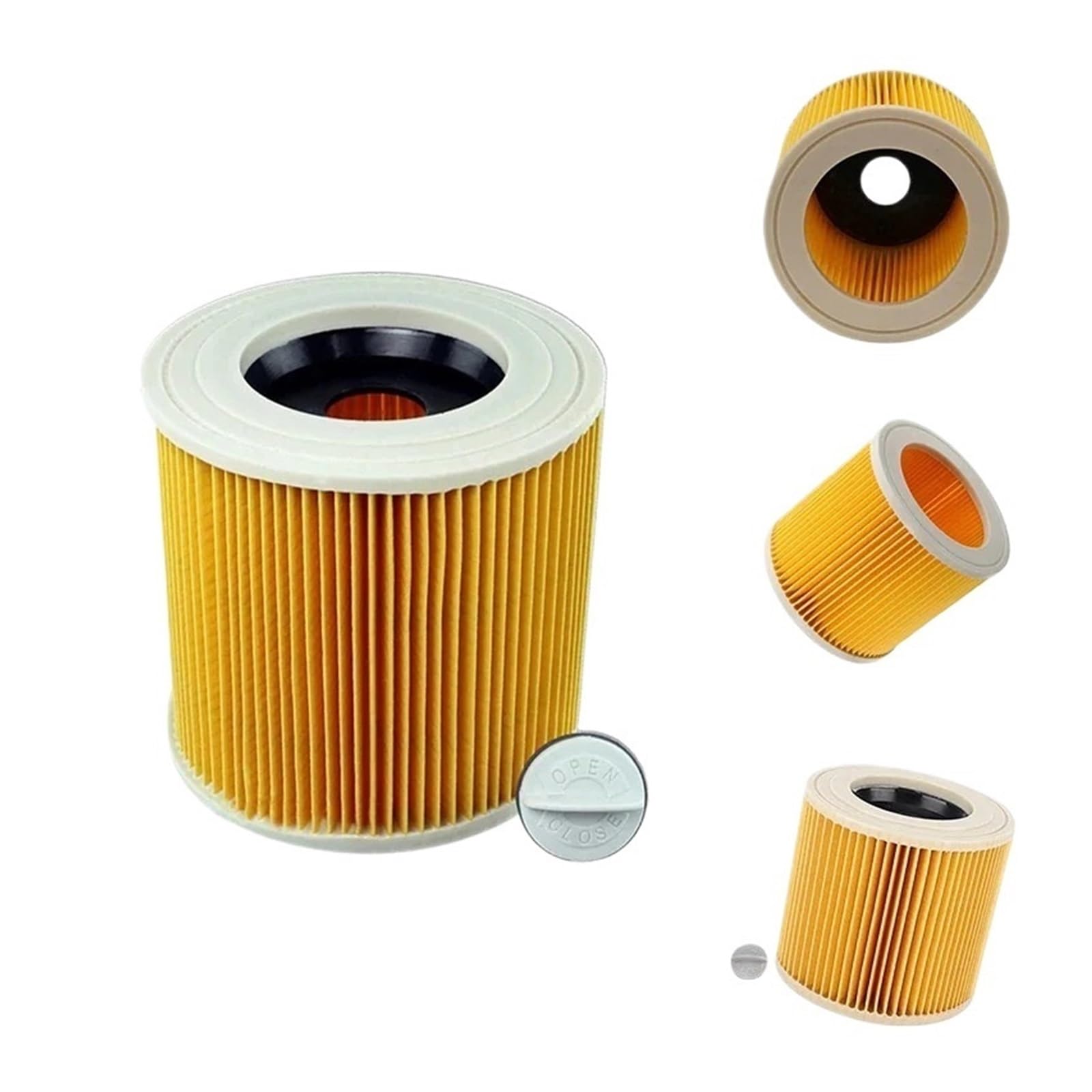 Filtro compatibile for aspirapolvere Karcher WD WD2 WD3 WD1 MV2 MV3(2pcs)