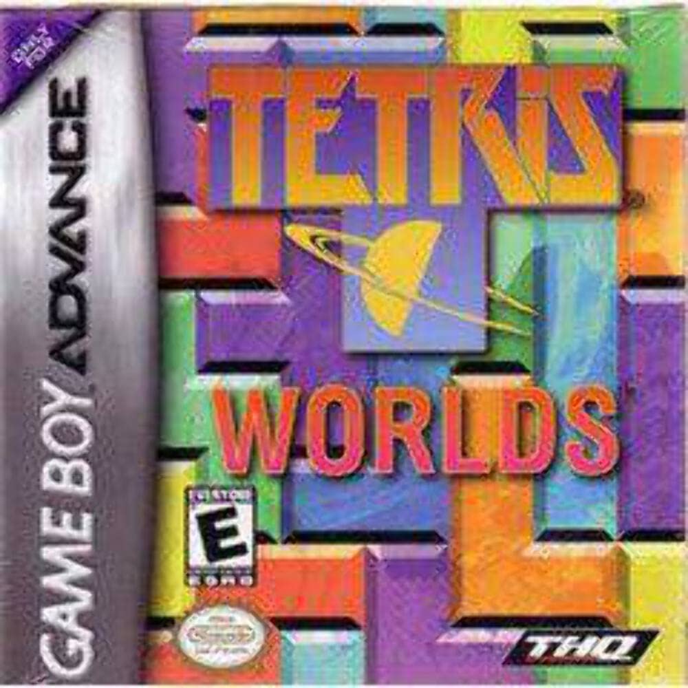Tetris Worlds Game Boy Advance cartridge and box art