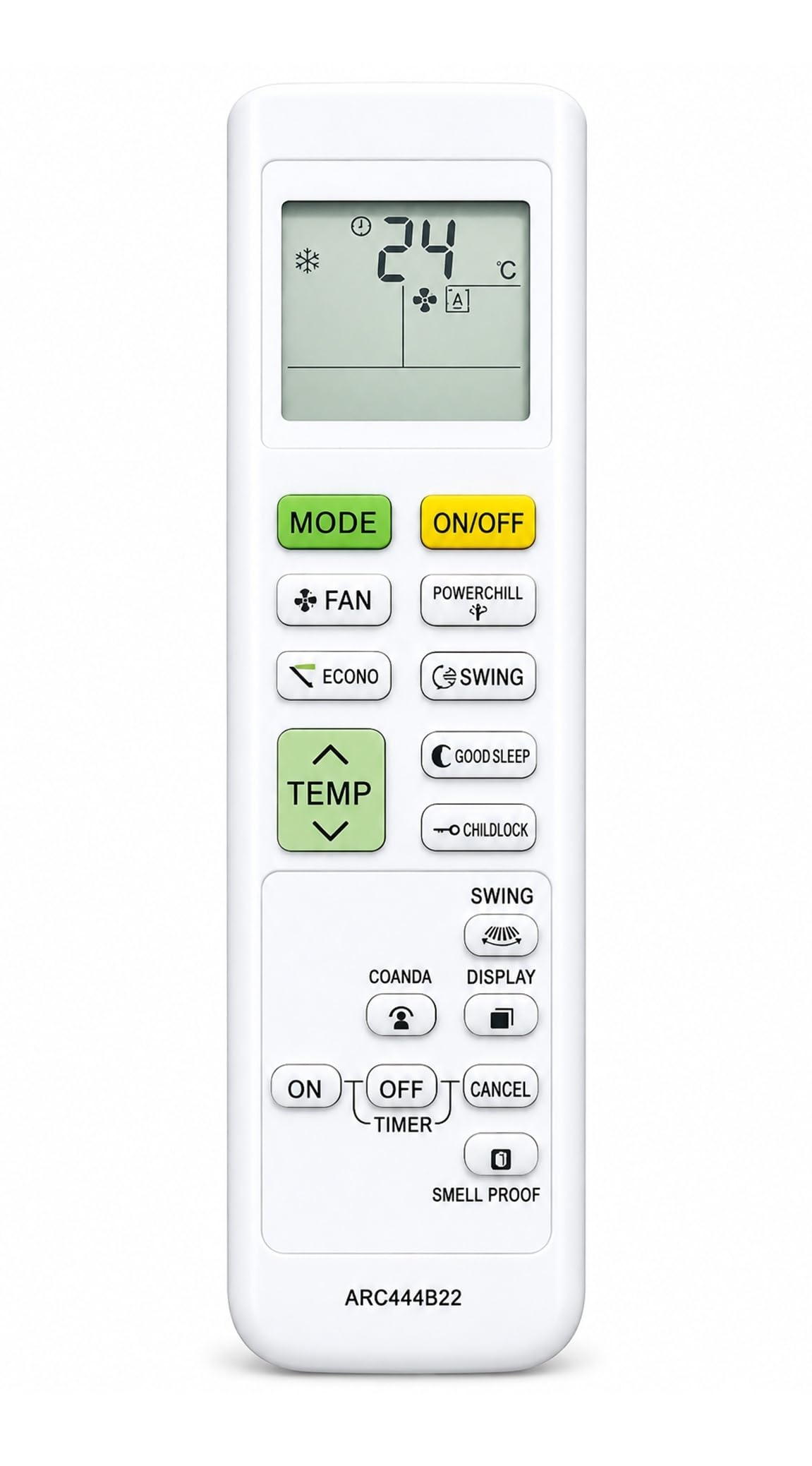 AC Remote Compatible for Daikin Split/Window AC Remote 1.5 Ton 5 Star [ ARC484B22 ARC484A22, Please Match Your OldRemote Exact Be Same Button-image-21