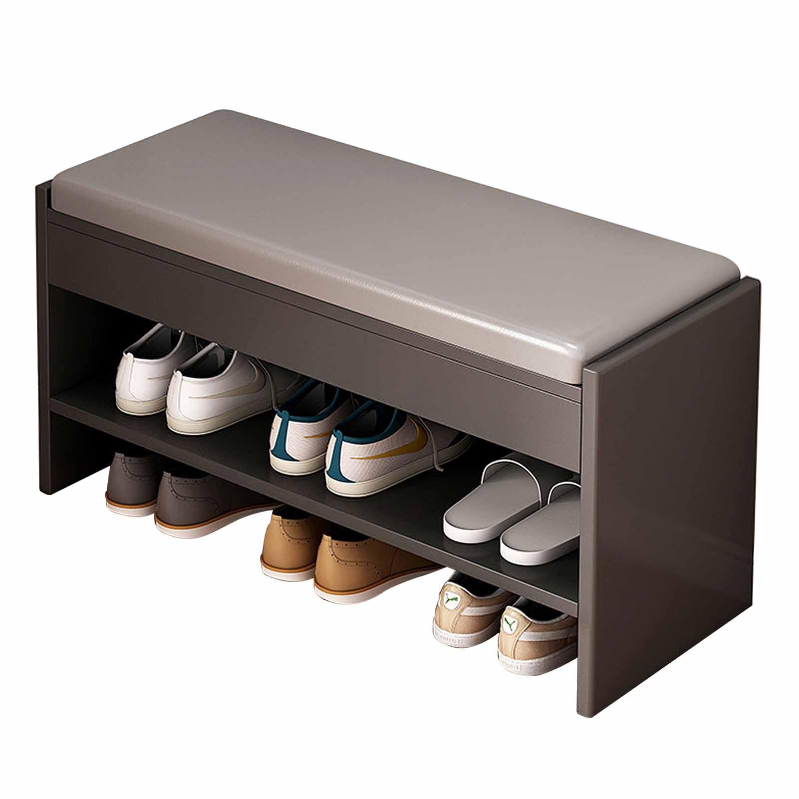 Banc avec rangement pour chaussures en 60 cm : l'élégance d'un meuble étroit au design épuré