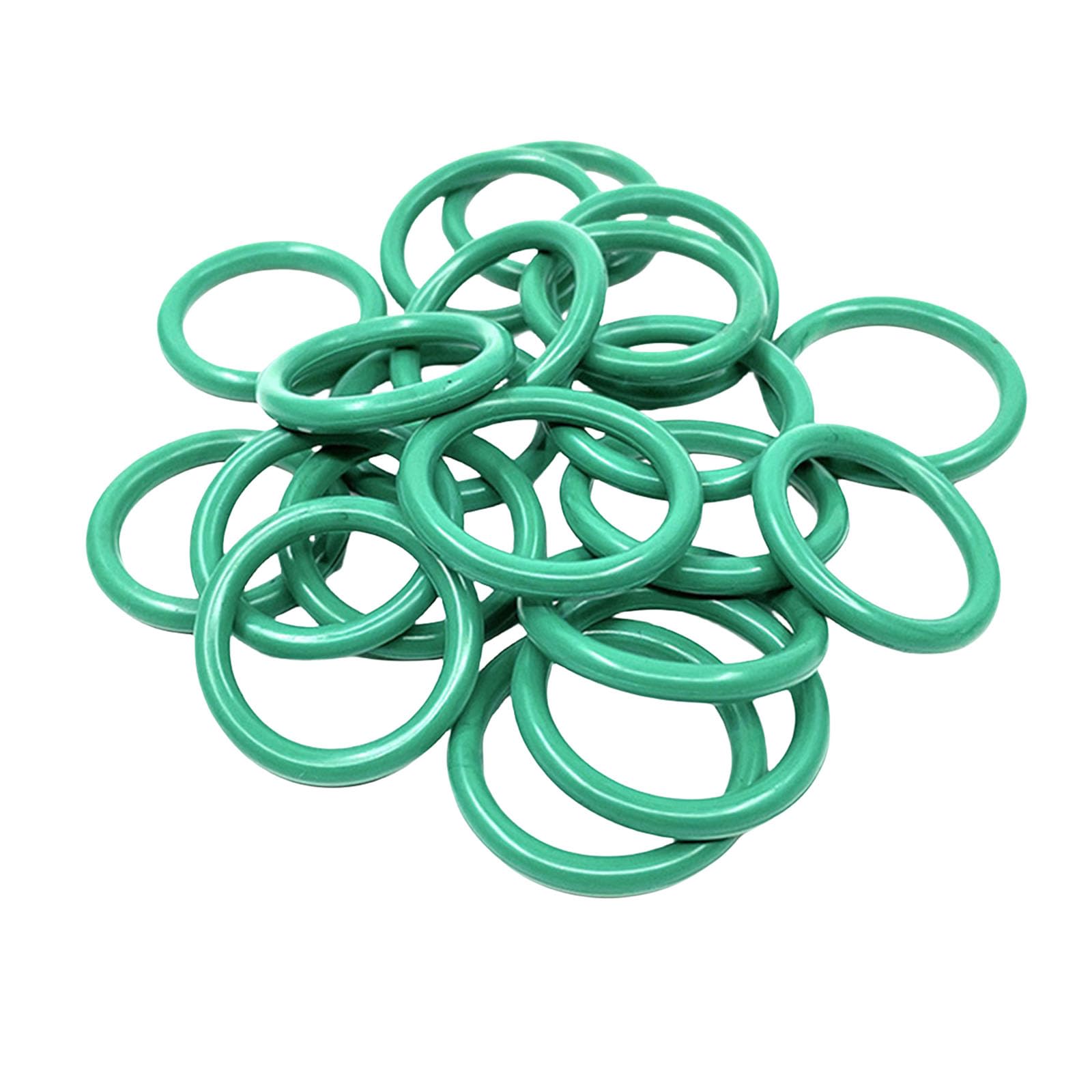 MACHSWON 50 Pcs Fluorine Rubber O-Rings Gasket Rubber Washer Round Sealing Ring 52mm OD 48mm ID 2mm Width FKM Gasket Rings Seal Grommets Green - Image 2