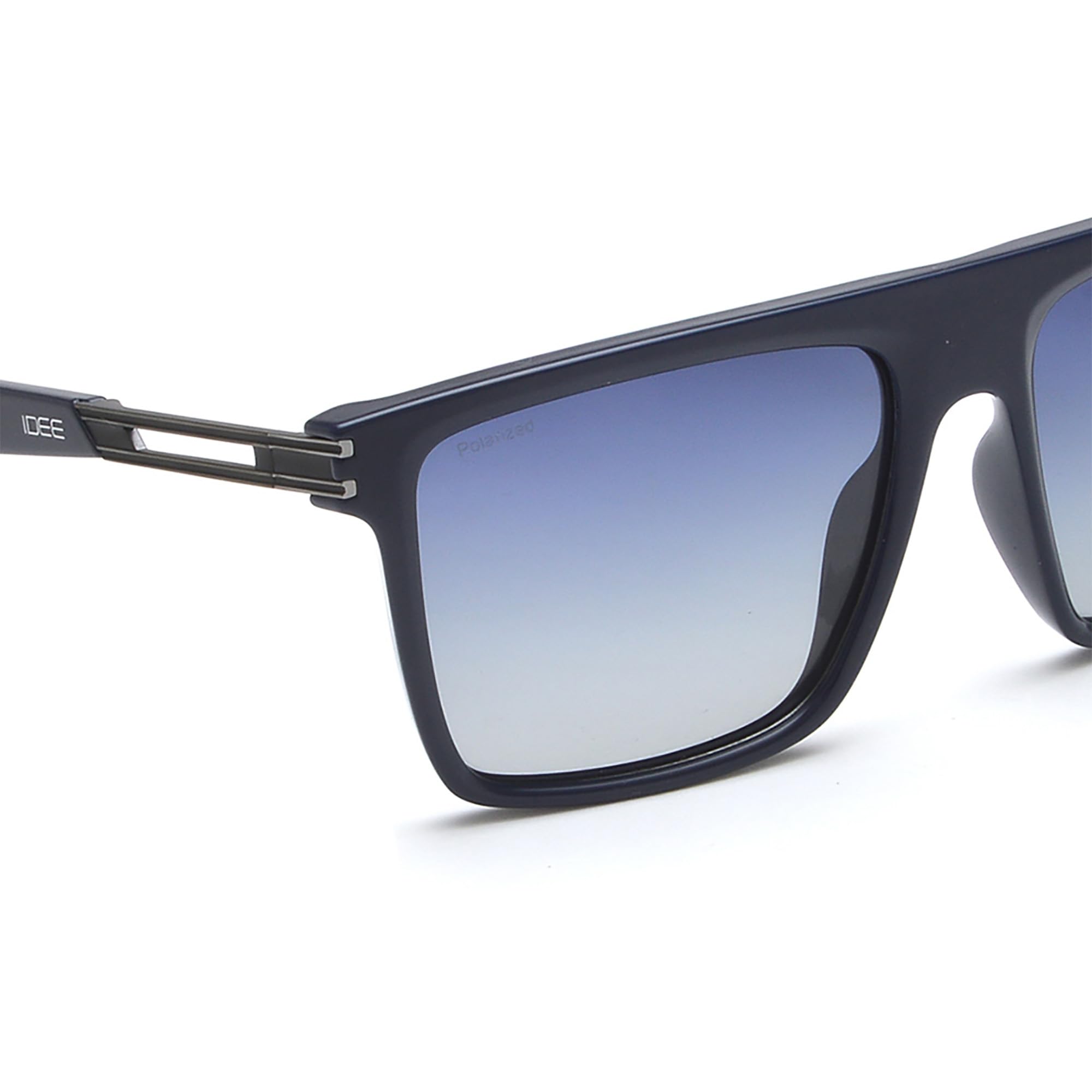 IDEE Gafas de sol 100% con protección UV para hombre, talla L, forma cuadrada, IDS2957C4PSG
