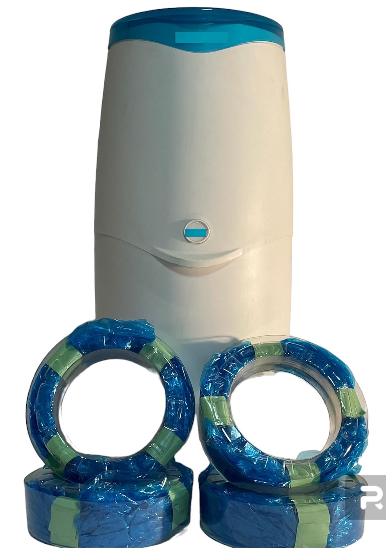 Easy Nappy 4 worki do karmienia do jedzenia kompatybilne pieluchy AngelCare, Foppapedretti, świnka, z 4 ładowarkami Cristal - wyprodukowano we Włoszech (4)