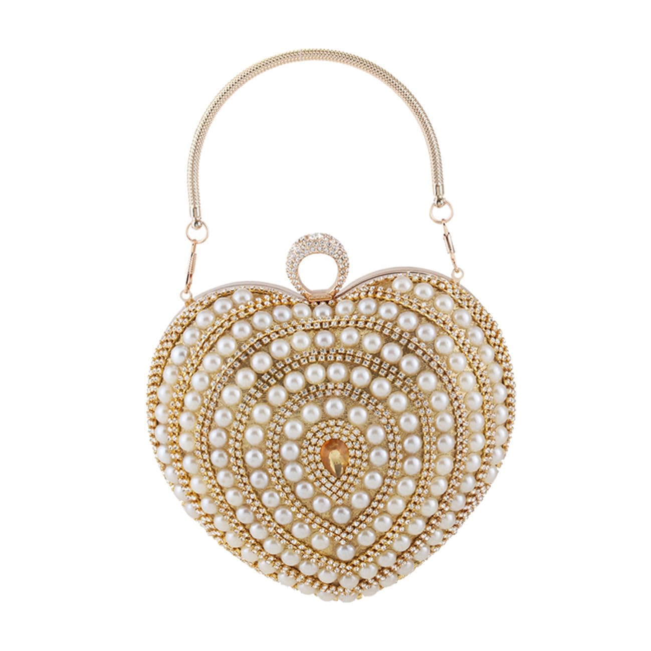 Sac de soirée TEHAUX robuste en métal et polyester avec fermoir sécurisé - 8