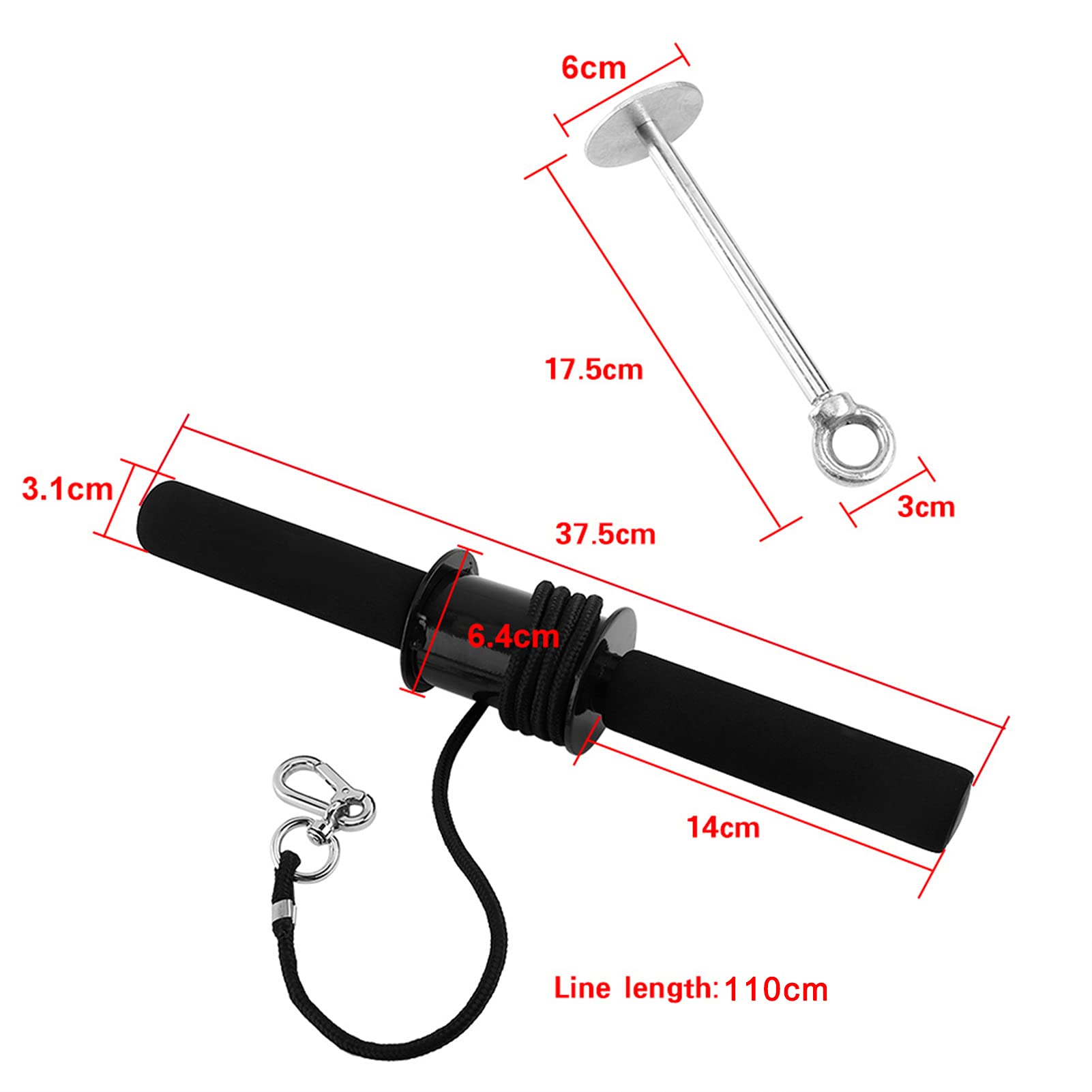 Wrist Roller Ripper trenażer przedramienia do treningu siłowego na nadgarstku