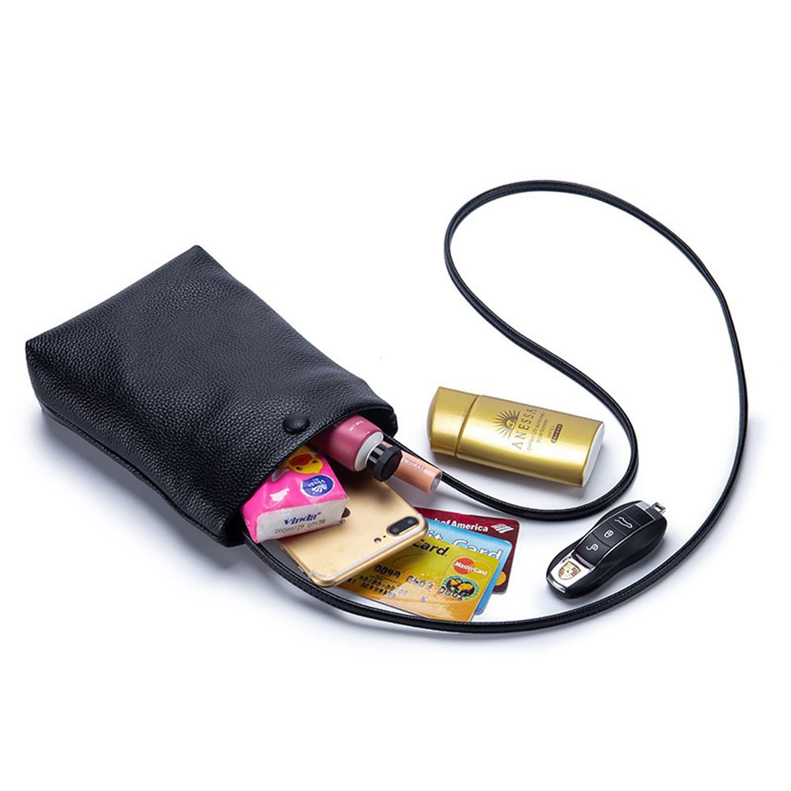 Torebki torby na ramię DamskieSkórzane torebki damskie Duża pojemność torby na ramię Kieszonka na telefon Etui na karty Torba typu crossbody (Czerwona)
