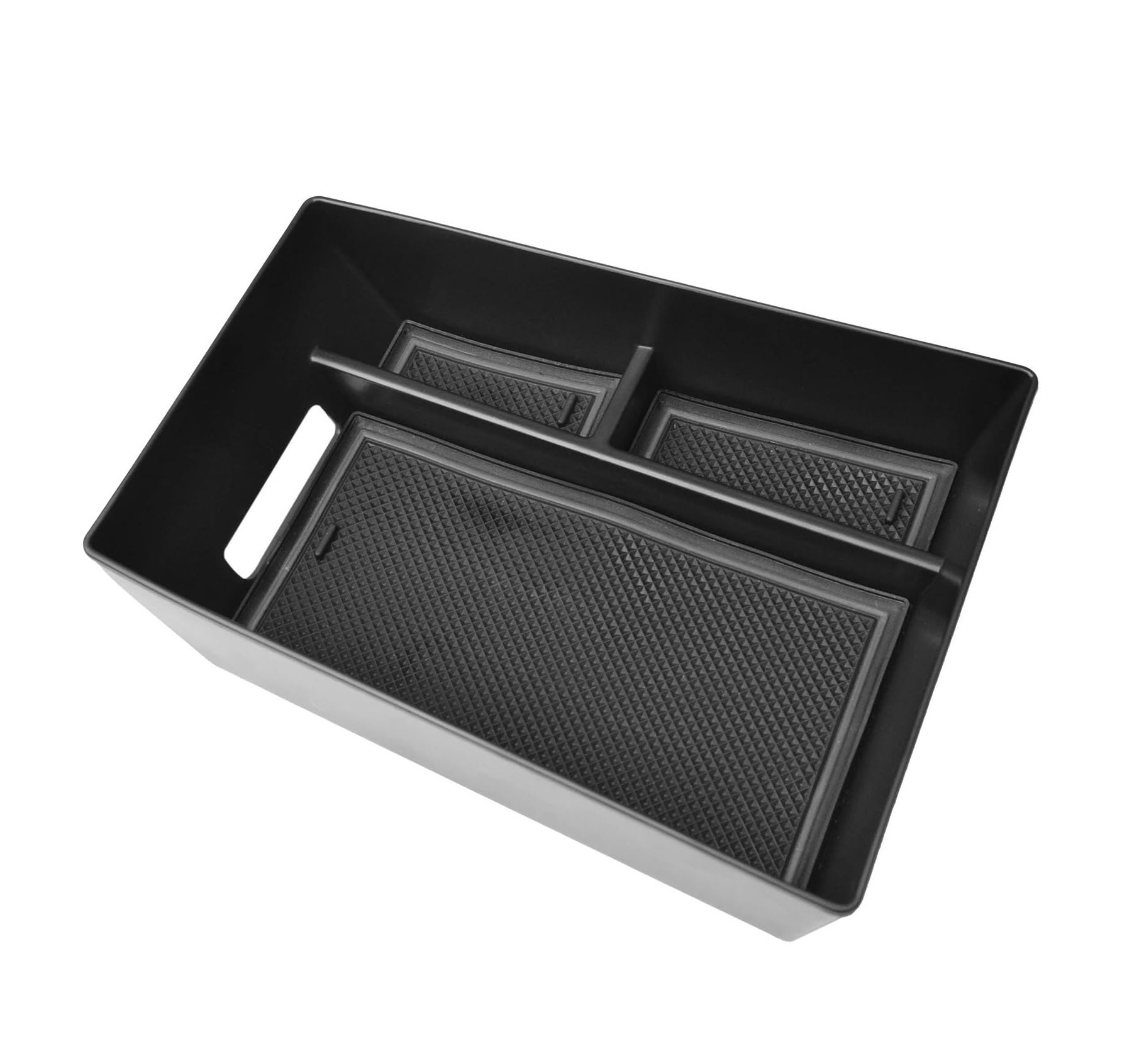 Armrest Organiser Tray For BMW For X5 G05 X7 G07 2019-2026 For X6 G06 2020-2026 Center Console Organizer Armrest Storage Box Insert HIMIUSIKTC(Black)