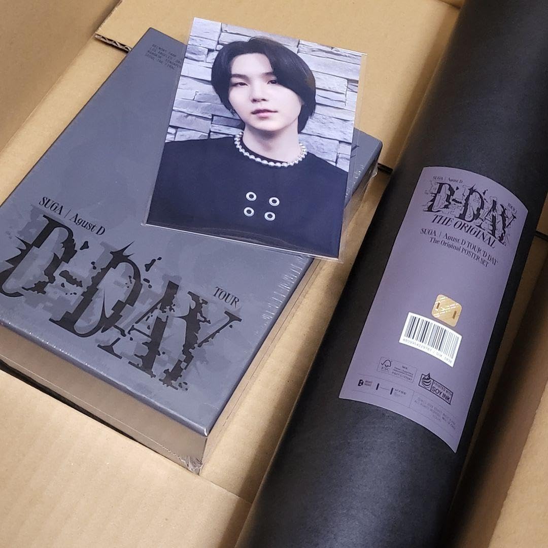 Amazon.co.jp: SUGA ust D TOUR 'D-DAY' ポスターセット RWZU