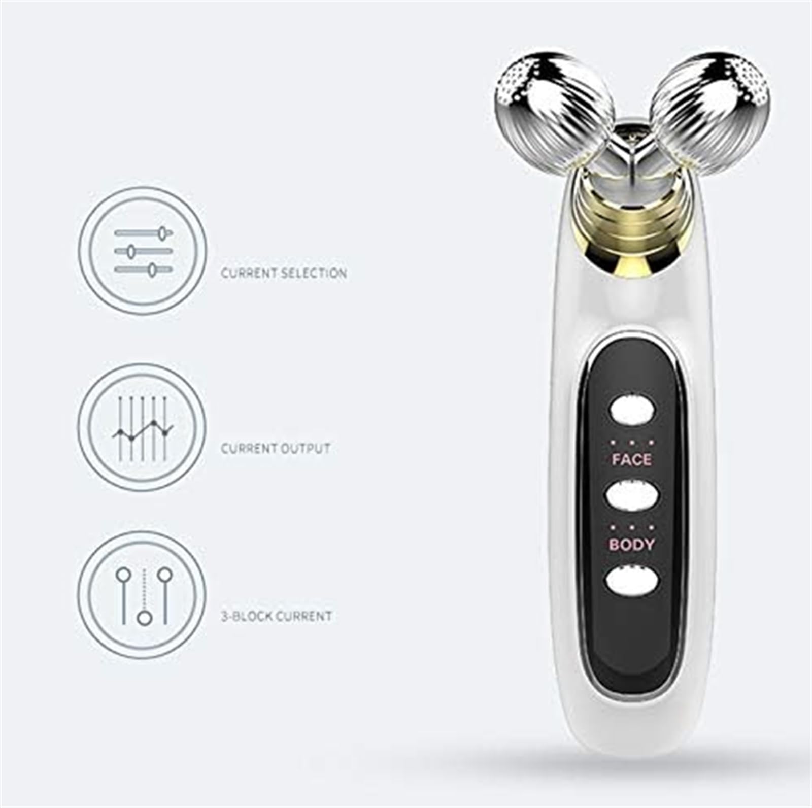 Máquina de belleza reafirmante RF, Equipo de belleza para rejuvenecimiento con masaje por microcorriente de radio para rostro y cuerpo