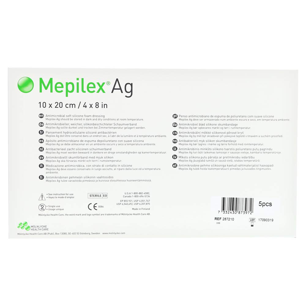 Amazon.co.jp: メピレックスAg（楕円） ﾒﾋﾟﾚｯｸｽAG 287210(10X20CM)5