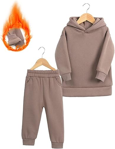 Miniatura 2 de Conjuntos de ropa para niñas pequeñas, bebés, niñas, niños, otoño, invierno, cálido, grueso, sólido, algodón, manga larga, para bebés