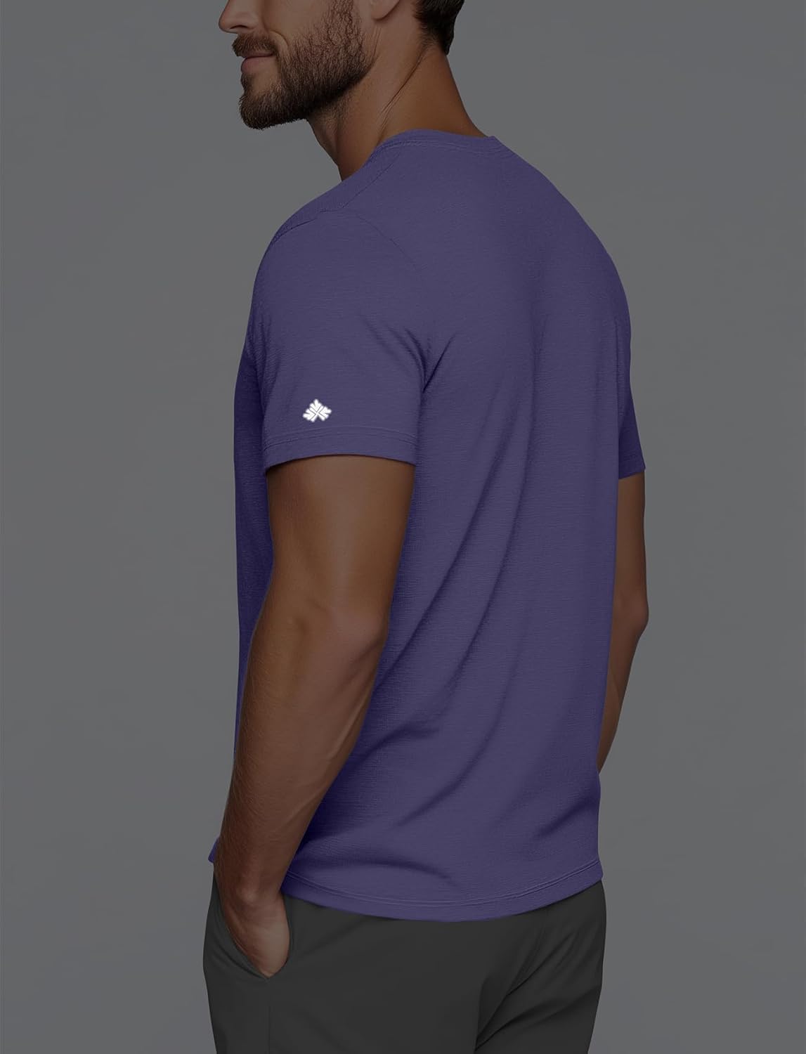 Zengjo Mens Athletic Shirts Moisture-Wicking Quick Dry Workout Tees Lightweight Crewneck T-Shirts for Running Gym Casual Work - Image 6