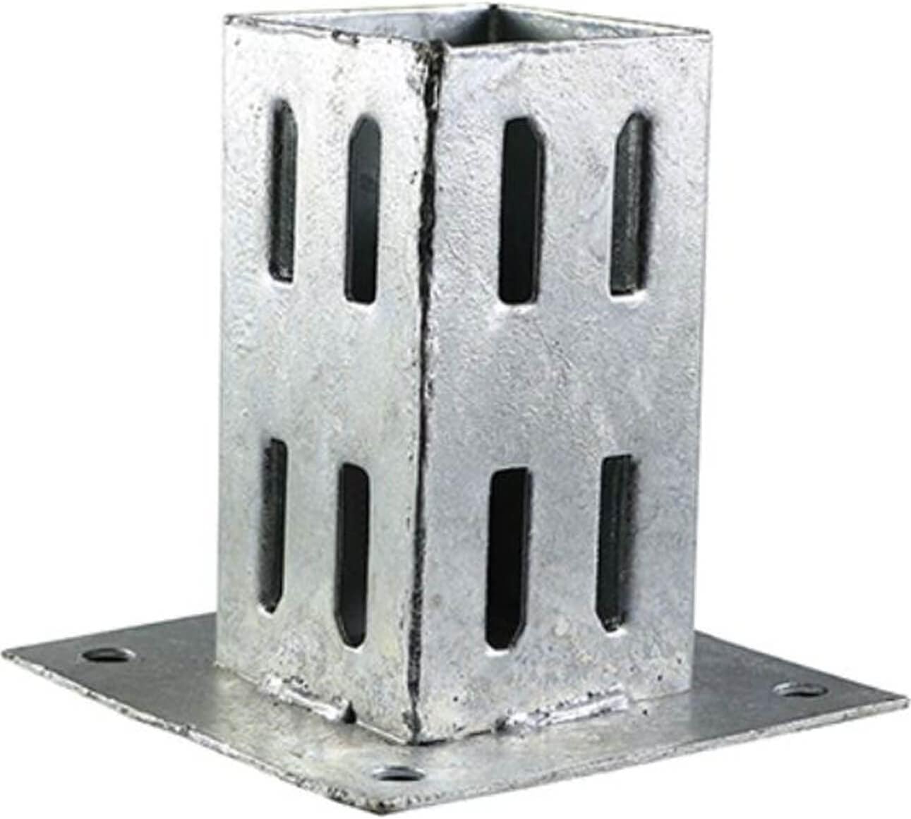 TIMCO Bolt Down Post Support Quick Fit Hot Dipped Galvanised - 100mm