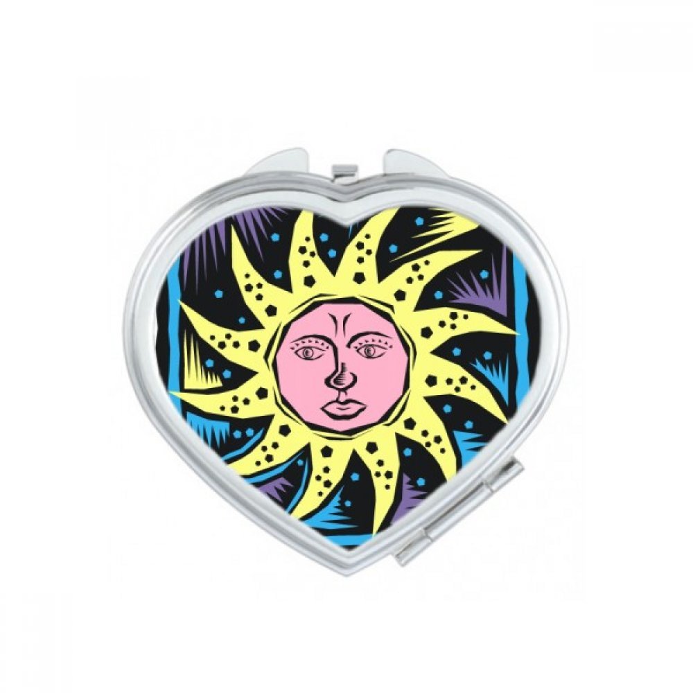 Miroir de poche petit cadeau original culture mexicaine mythologie