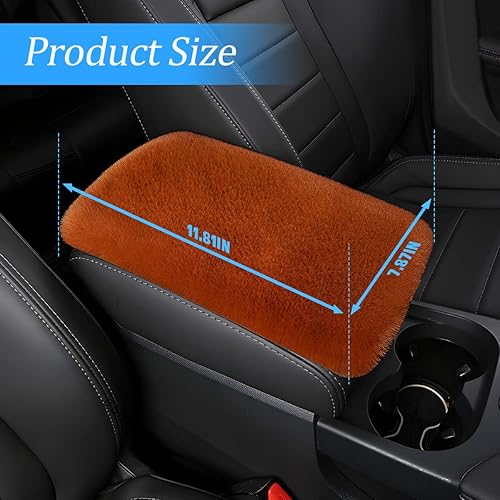 Miniatura 2 de Funda esponjosa para reposabrazos de automóvil, almohadilla universal para consola central de automóvil, accesorios de decoración para mujeres y