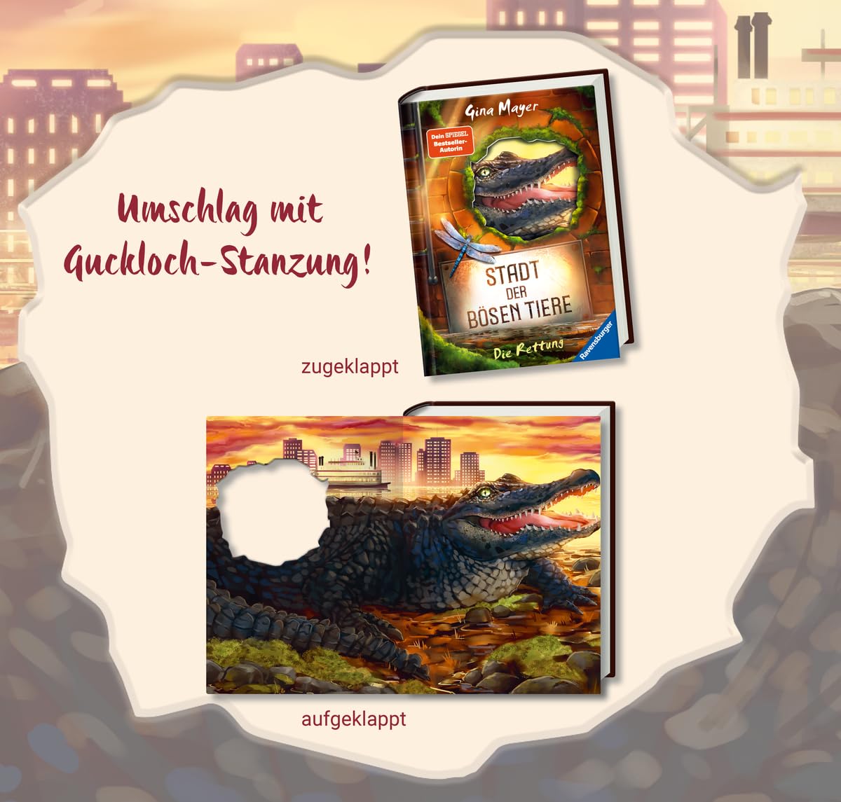 Stadt der bösen Tiere, Band 2: Die Rettung (Tier-Fantasy ab 10 Jahre von Bestseller-Autorin Gina Mayer) (Stadt der bösen Tiere, 2)