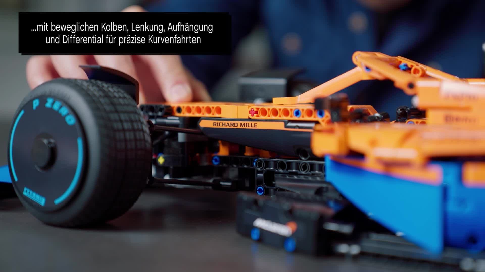 LEGO 42141 Technic McLaren Formel 1 Rennwagen, Rennauto Modellbausatz, 2022 Modellauto-Set für Erwachsene – Bild 8