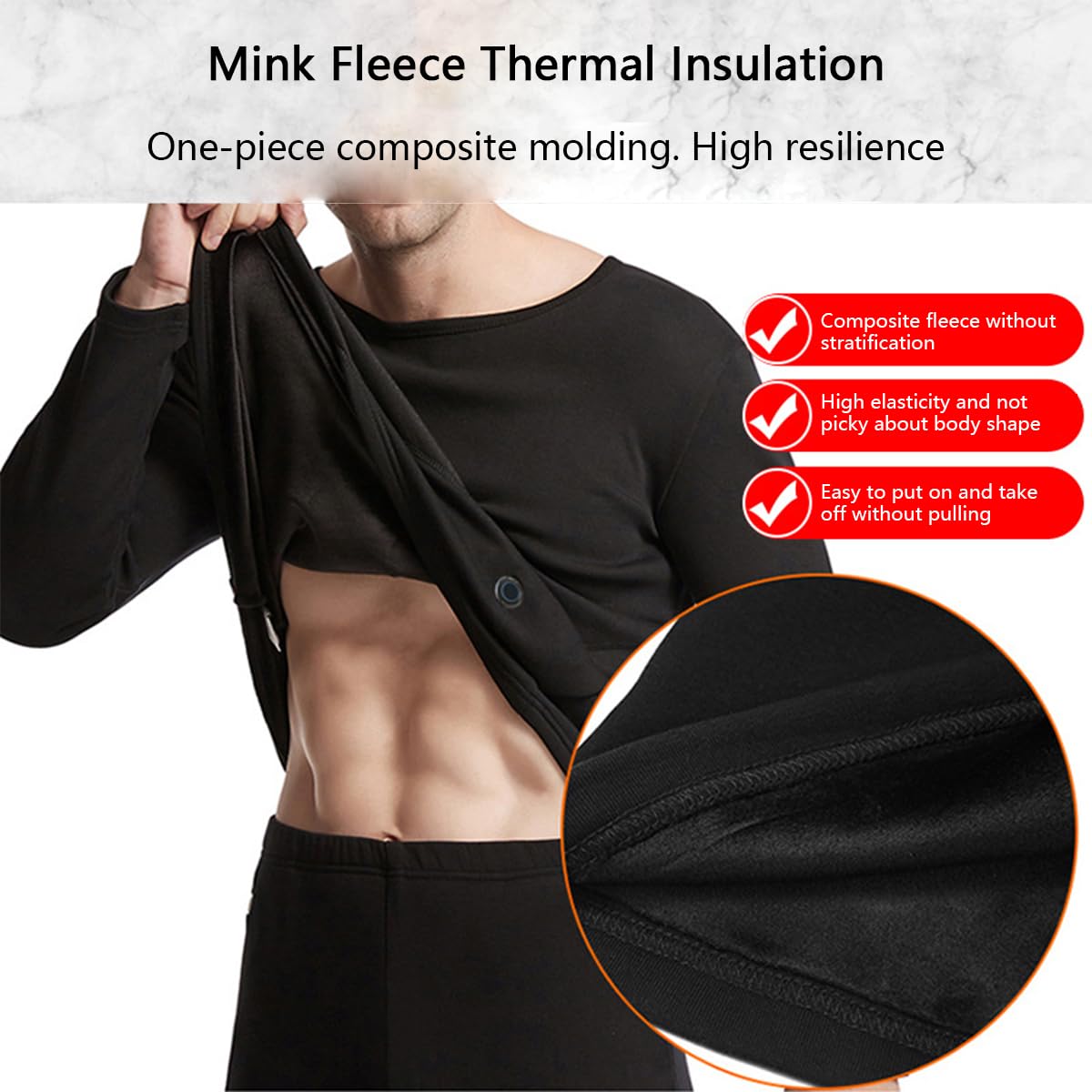 Ropa Interior térmica de 8 Zonas para Mujer con batería Externa de 10 000 mAh, Conjunto de pantalón y Parte Superior con calefacción eléctrica a través de USB