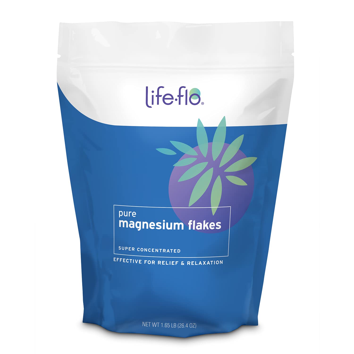Lifeflo Pure Magnesium Bath Flakes Relaxing Bath Soak