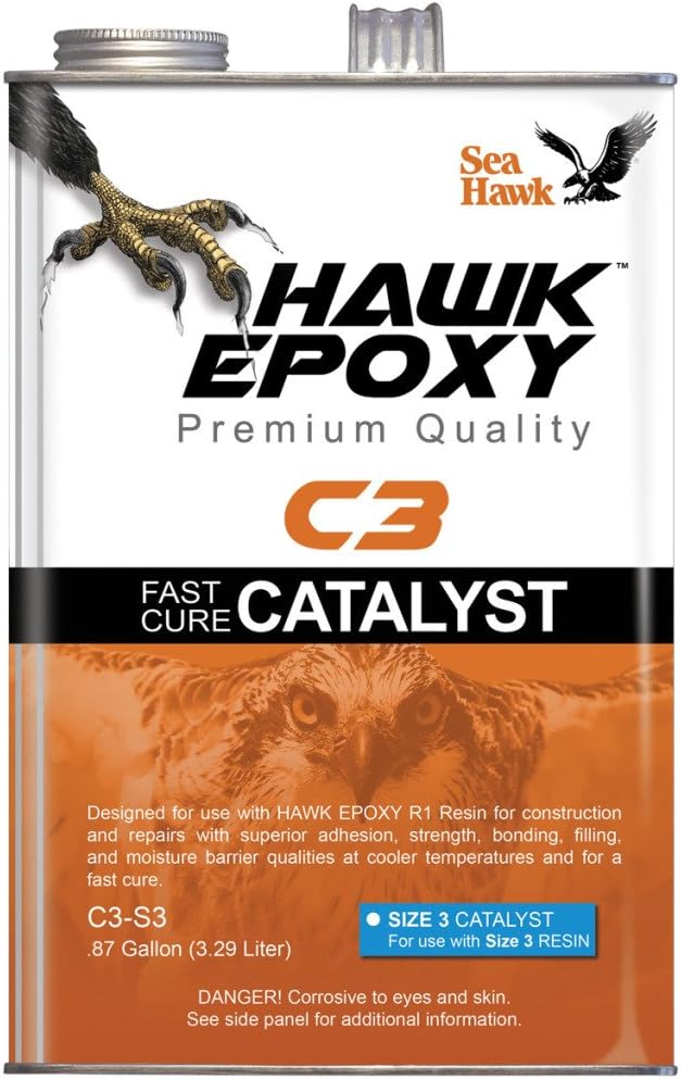 Seahawk Fast Cure Catalyst Size 3.87 GL - Hawk Epoxy