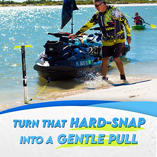 Stretches 7-14Ft Premium Anchor Bungee Dock Line. Absorbs Shock To Anchors And Docks W/Stainless Steel Clip. Designed For Sandshark Anchors. #TOP4