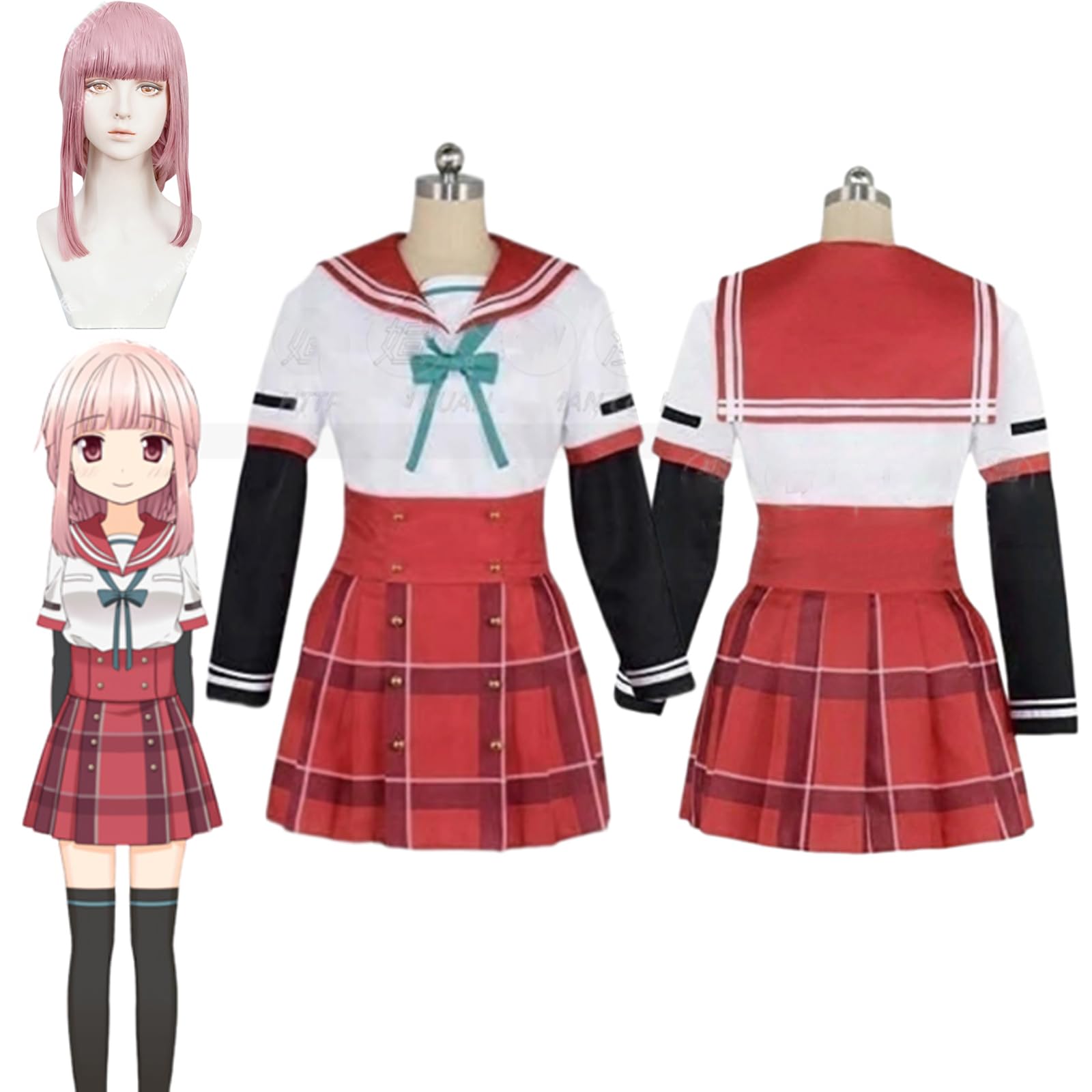 YAORUI] 魔法少女まどか☆マギカ 環いろは 学院の制服 ウィッグ購入