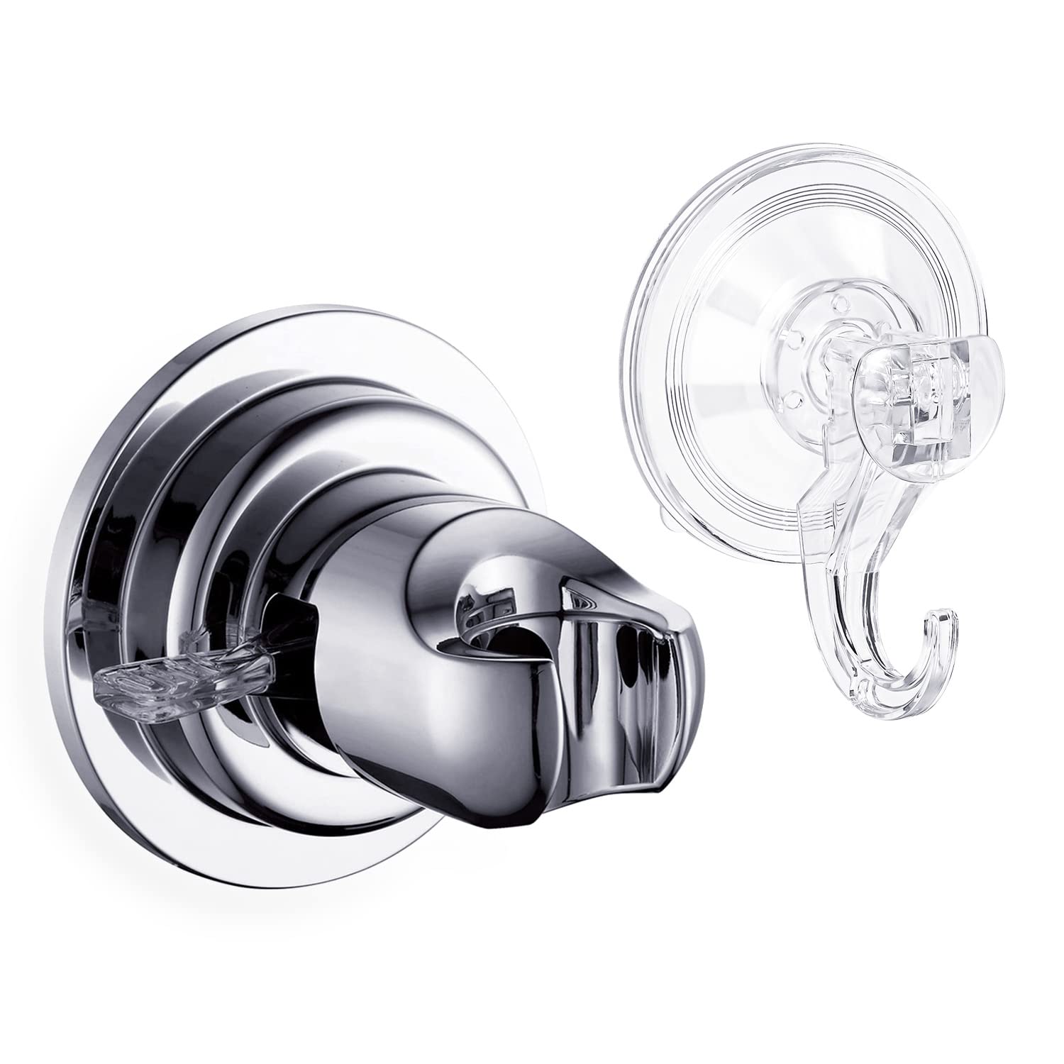 Sneatup Suction Cup Shower Head Holder Set
