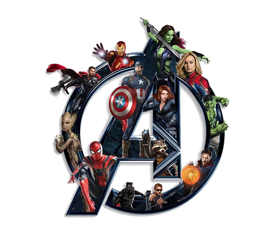 Akki World Avengers-Logo Wall Sticker Living Room, Bedroom, Office, Kids Room Size - 48 Cm X 51 Cm (B0BG2V19S4) Amazon Price History, Amazon Price Tracker