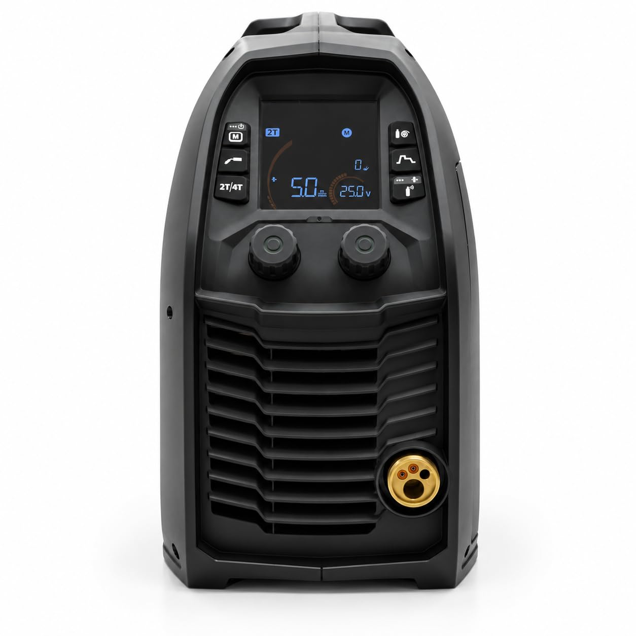 Kemppi - Saldatrice inverter MIG MAG, 220 A, 230 V, a gas protettivo, Synergic Puls, per alluminio, acciaio inossidabile e lamiera sottile, portatile, Multivolt Minarc M 223P, per auto