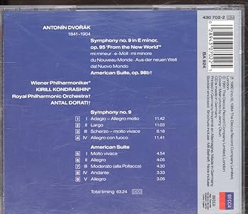 Amazon.com: Dvorak: Symphony No. 9; American Suite: CDs & Vinyl