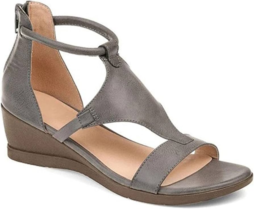 Keilabsatz sandalen grau Clearance