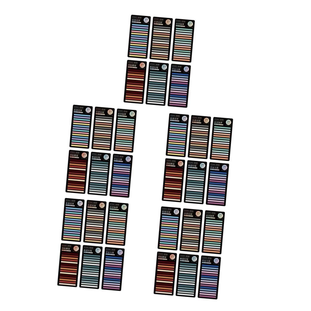 OSALADI 30 Sätze Page Tabs Teiliges Selbstklebende Marker Sticker für Notizen Transparent Repositionierbar für Schule und Büro Vielseitige Lesezeichen für Wichtige Informationen