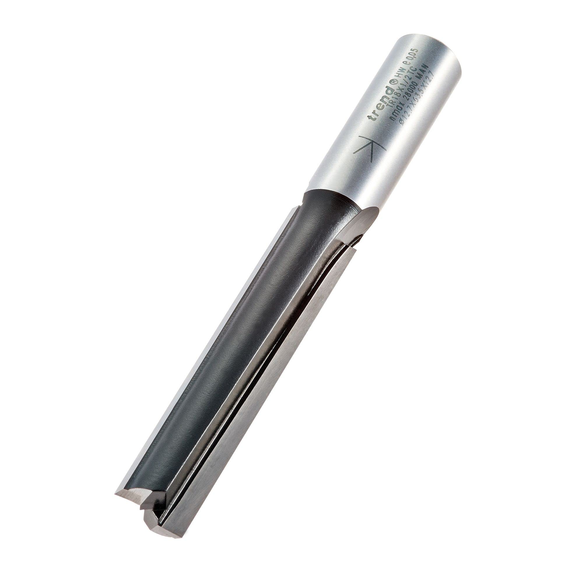 Trend Two Flute Cutter 12.7Mm Diameter Pk 1 Tr18x1/2Tc