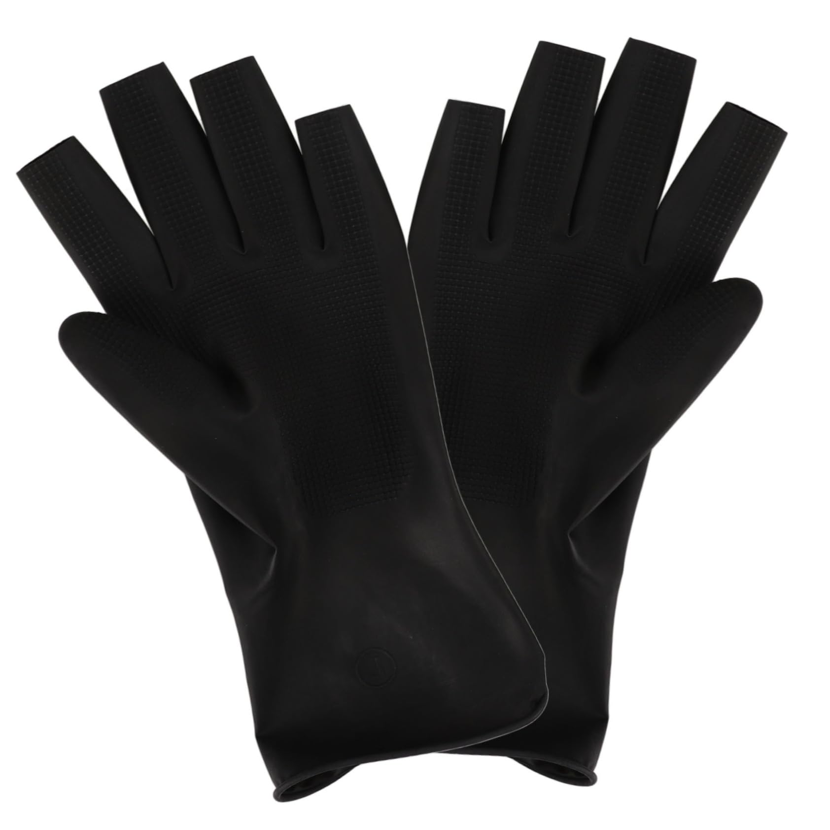 FRCOLOR Hair Styling Gloves Fingerless Design Waterproof Gloves for Hair Dyeing Styling