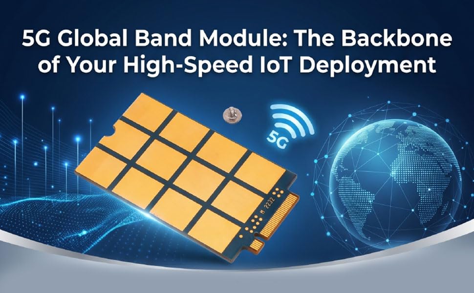 Module de bande globale 5G pour travailler sur ordinateur n'importe où sans interruption