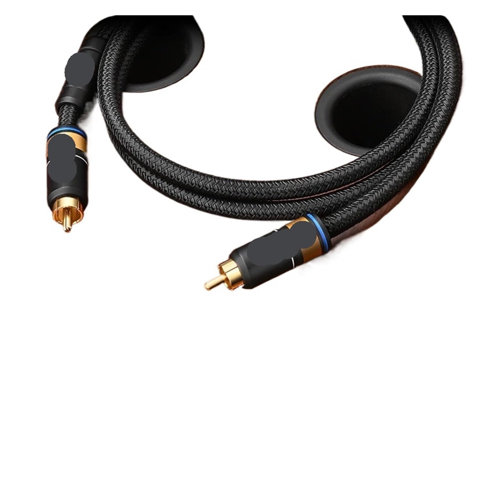 Cavo Coassiale HiFi 6N OCC Core Senza Rumore RCA A RCA Maschio Coassiale Cavo Subwoofer Audio Video For Altoparlante TV DAC(A)