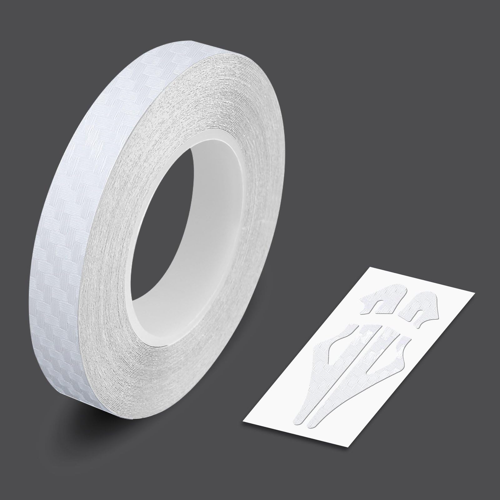 CARBON FIBER WHITE, 3/8