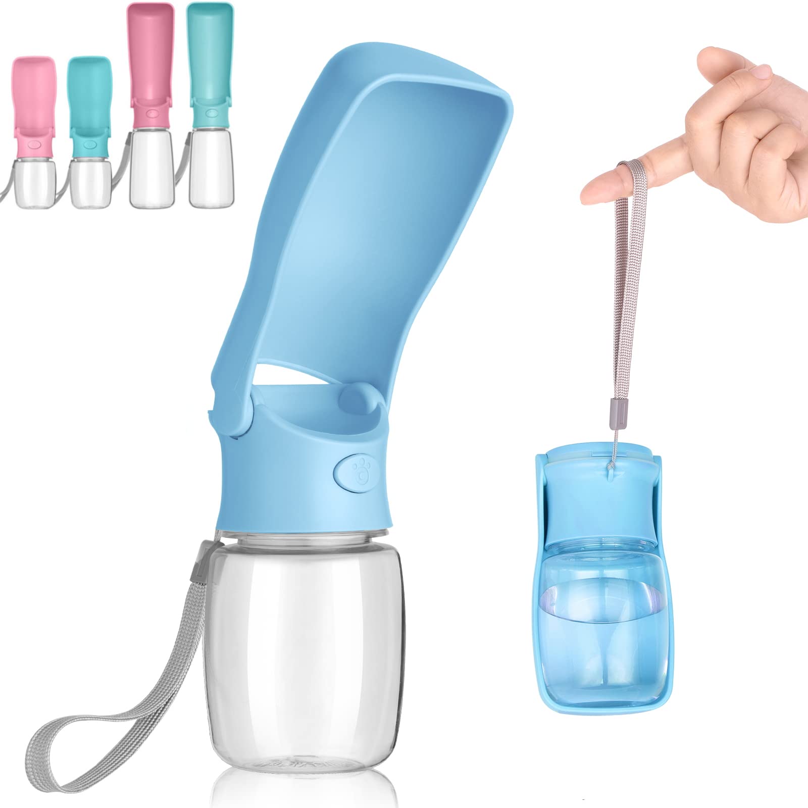 Canareen Portable Dog Water Bottle, Leak Proof Travel Water Bottle for Dogs & Cats