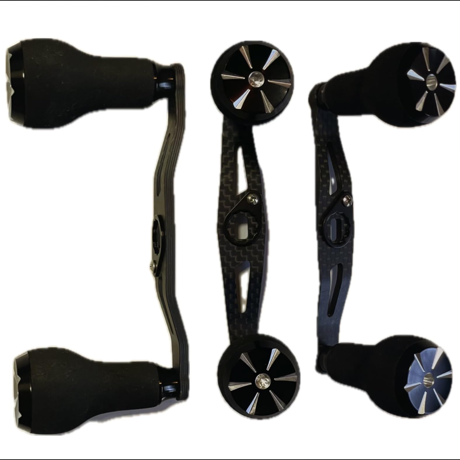 Amazon | 釣り リール ハンドル ベイトリール 95mm クランク カーボン