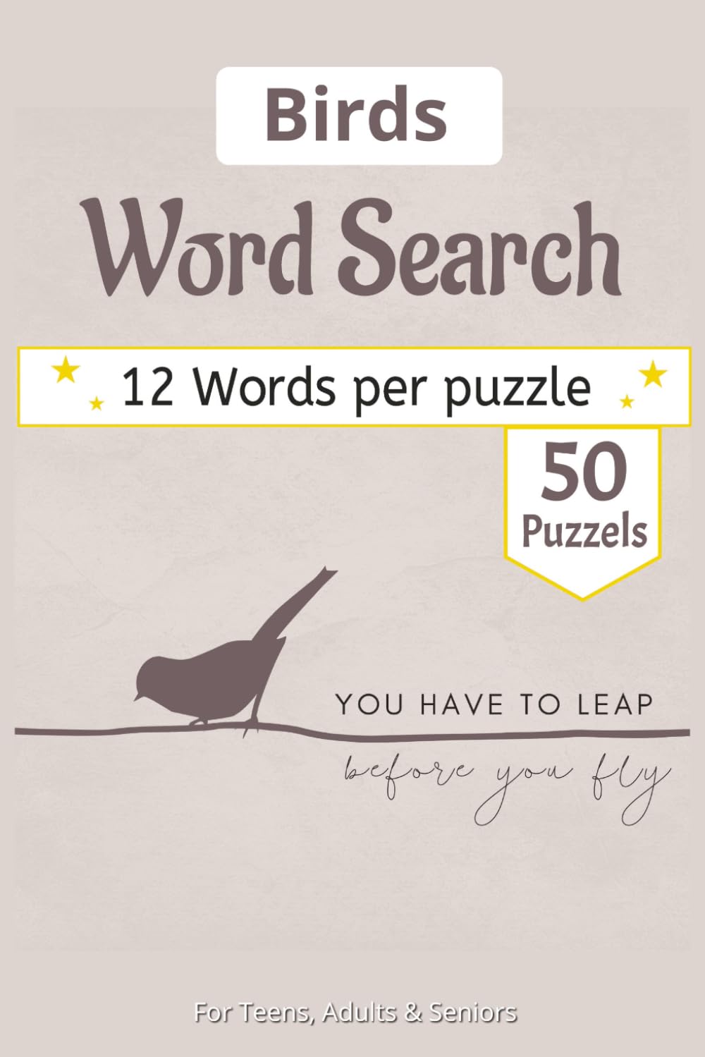 Birds Word Search Puzzle Book: The Birding Word Search Book: 50+ Large Print Puzzles featuring Feathered Friends, Migration, Bird Calls, and Avian Anatomy | A Perfect Gift for Nature Enthusiasts