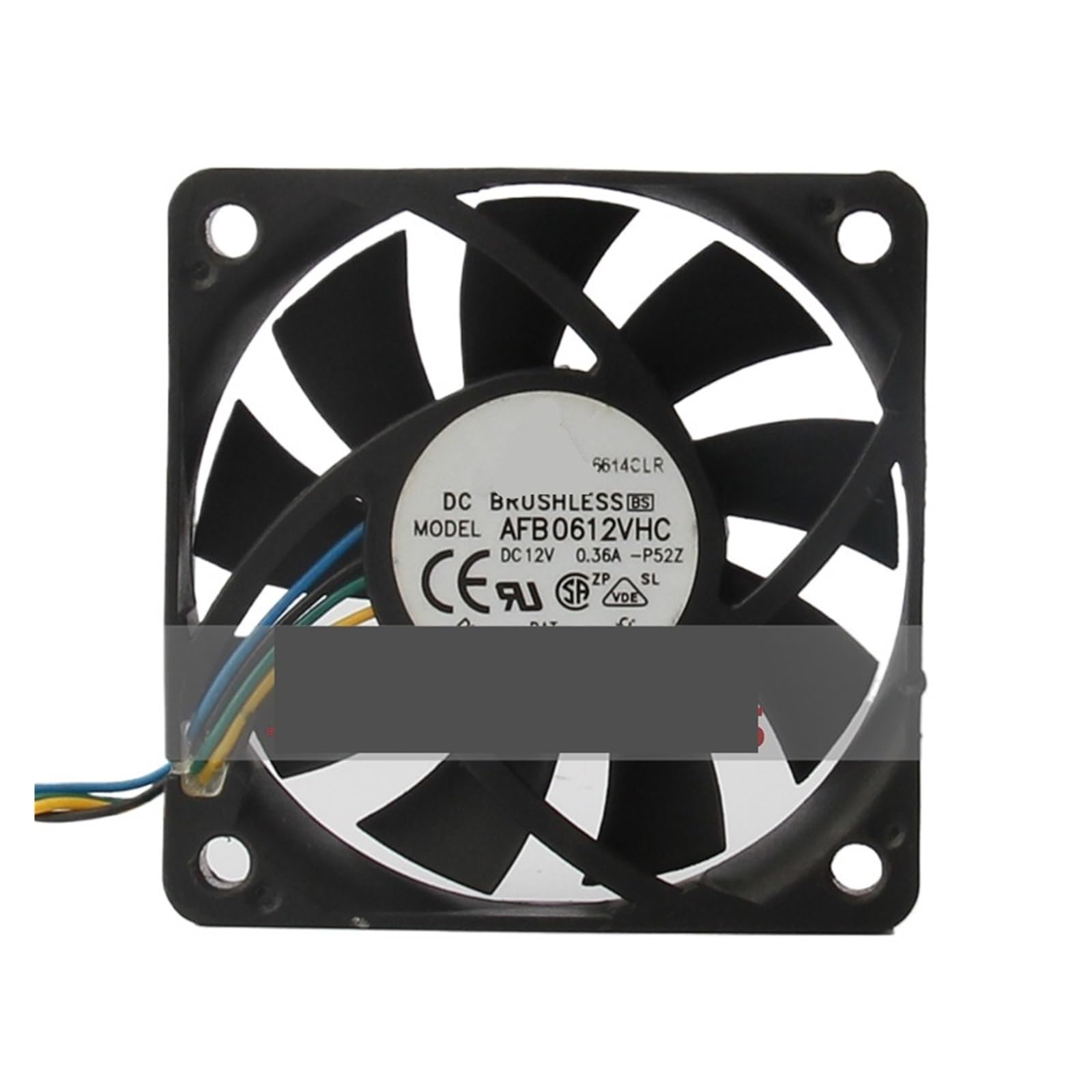 IVEKYKIBC Cooling Fan AFB0612VHC 3-Wire DC12V 0.36A 6015 60X60X15mm 6CM