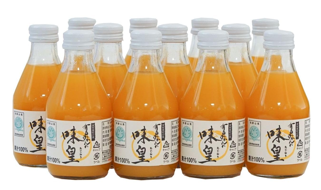 Amazon.co.jp: みかんジュース 味皇(あじおう) 有田みかん味皇 