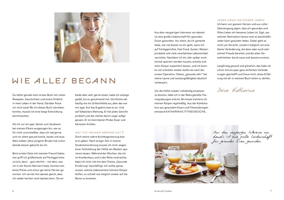 KATHARINAS FITNESSKÜCHE: Gesund und glücklich leben ohne Weizen und Zucker